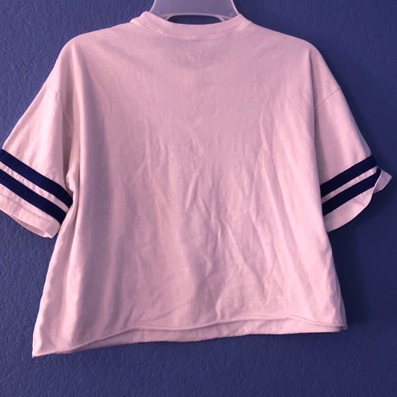 STICH Crop-Top White T-Shirt - Picture 2 of 2